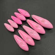 핑크 야광 봉돌 갑오징어 쭈꾸미 문어 고리추 뽕돌, 팩단위, 16호(1pack/4개입)