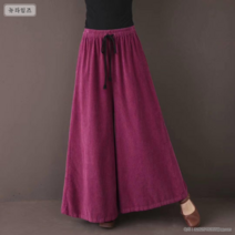 코듀로이 밴딩 와이드 팬츠 골덴 통바지 7컬러 J2105