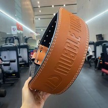 헬스 리프팅 벨트 복압 파워리프팅 허리보호대 발열 크로스핏, 머슬 공작 브론즈