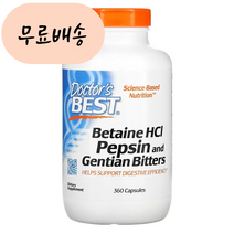 닥터스베스트 베타인 HCL 펩신 젠티안 360개입 1개, 360정, 360정