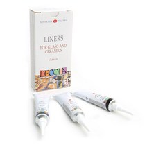 동아측기 [네브스카야] Decola 아크릴물감 유리/세라믹용_라이너 세트 3색*18ml