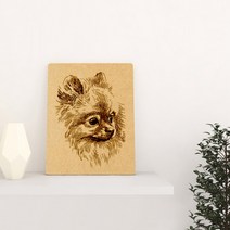 우드버닝 MDF액자 1호~5호(무지) 액자, 2호190x190mm