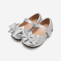 [국내 매장판] 롬크 마리 글리터 메리제인 여아구두 키즈신발 실버 - SILVER GLITTER 215031