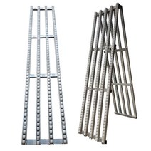 물류 운반 무동력 수동 컨베이어 벨트 자바라 콘베어, 6열 표준 1미터당