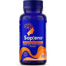 Supreme Nutrients 정신 에너지 주의력 집중 기억 게임 - 연구 및 작업 - 60 캡슐 60 Ginkgo Biloba 비타민 B 비타민 C 비타민 D- 사, 5개