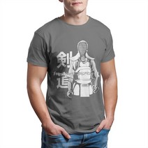 검도복검도 보구 일본 시나이 카타나 사무라이 닌자 선물 T 셔츠 남성 여름 Streetwear