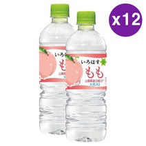 코카콜라 일본 이로하스 모모 복숭아맛 배맛 생수 1 세트 Coca-Cola Japan I Lohas White Peach Pear, 555ml x 24개입
