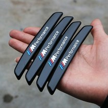 수입차 외제차 도어가드 차 문콕 방지 가드 스티커 크래시 스트랩 4개 세트, BMW 스트라이프 - [블랙] - 4매