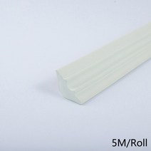 PVC 코너비드 코너몰딩 도배몰딩 가장자리 밴딩 소프트 라인 벽 스티커 5M/롤 침실 폼 베이스 보드 천, 10 11_01 5M