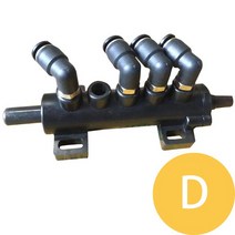 타이어탈착기 타이어수리 배터리점프 타이어 체인저 기계 풋 페달 실린더 스위치용 5 포트 튜브 제어 밸브, 4D