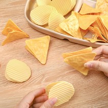 살림유단자 과자 스낵 모양의 다용도 주방 밀봉집게 10개, 감자칩5P+나쵸칩5P, 1개