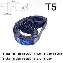 자동차 타이밍 타임 벨트 엔진 구동 교환 너비 10 15 20 25mm T2.5 고무 타이밍 벨트 피치 길이 225 245 2, 02 15mm_09 260mm_01 1 개