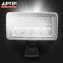 주피터 주피터 작업등 캠핑등 랜턴 LED 충전 워크라이트 7인치 서치라이트 JPLED-MA03 마끼다 호환 6000루멘, 1개