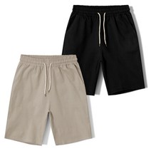 2장묶음 (1+1) 남녀공용 내츄럴린넨 5부반바지 (MDSP125LJ)