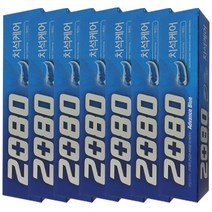 2080 무파라벤 어드밴스 블루 치석케어, 120g, 7개