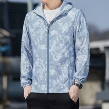 에버유어스 남자 여름 바람막이 점퍼 경량 쿨 자외선차단 다크블루 회색 블루