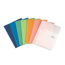 희망 반투명 투포켓화일 0.4T 10입 크리어 파일, 노랑