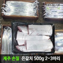 이츠올릿 제주도 서귀포 생물 갈치 3마리 500g 제주 특산품 제철 은갈치 구이 선물, 300~330g 2마리
