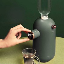 온수 제조기 휴대용 캠핑용 사무실 소형 디스펜서 원룸, (레트로그린) 미니 순간온수 + 눈 마사지기