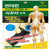 (리뉴얼) 반테린코와 서포터 편하게 입는 손목 보호대 L, 1개