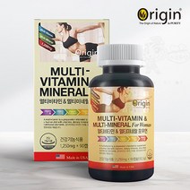 1+1 행사//오리진멀티비타민앤멀티미네랄 포우먼 (90정+90정)180정/6개월분, 1개, 1개
