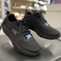 스케쳐스 남성 고 런 엘리베이트 운동화 / 발이 편안한 오소라이트 쿠셔닝 / SP0MRCDX091 BBK