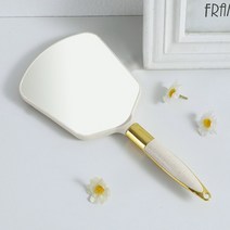 빈티지 핸드헬드 화장 거울 손잡이 손 화장대 불규칙한 살롱 드레싱 테이블 소형 거울 치과용 홈 코스메틱, 3