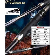 마사카 마세카 마사카라라 마사카아레타낚시대 마사카티타늄뜰채프레임 마사카낚시대 마사카아레타, Black Soul 0.0 No.5 미터를 보