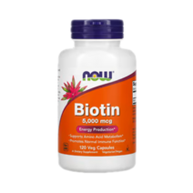 나우푸드 biotin 비오틴 바이오틴 5000mcg 120정 베지캡슐 비타민B7 비타민H