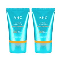 AHC 내추럴 퍼펙션 모이스트 선크림 50ml x2 선케어, 1개