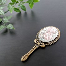 당일출고/ 프린세스 타원 손거울 - 앤틱 / 프랑스자수 손거울만들기, 1개