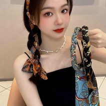 MJ21 프린팅 스카프 헤어밴드 3P세트