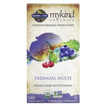 가든오브라이프 MyKind Organics Prenatal Multi 180 Vegan Tablets, 180 Count