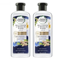 Herbal Essences 허벌에센스 샴푸 바이오리뉴 블루 진저 앤 미셀라 워터 13.5oz(400ml) 2개