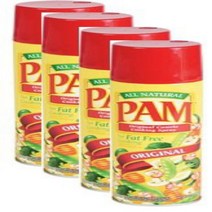 Pam Non-stick Original Cooking Spray - 12oz - 4 Pack (48oz. Total) 팸 스틱 오리지널 쿠킹 스프레이 - 340.2g - 4 팩, 1