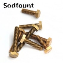 특수볼트육각 볼트 M5 x 8 10 12 14 16 20 50mm 나사 외부 황동 머리 개, 01 M5_08 10mm