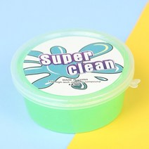자동차 셀프 세차 차량용 먼지 털이개 케이스 60ml 점토 먼지 키보드 클리너 슬라임 장난감 청소 젤 젤, 초록