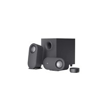 로지텍 블루투스 스피커 Z407 최대 출력 80W 2.1ch PC 스피커 서브우퍼 무선 컨트롤러 포함 3.5mm USB 스마트폰 PC용 Windows Mac Chrome iOS Andoroid 2년간 무상 보증
