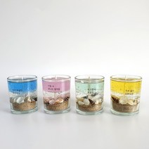 달빛마녀캔들 5온즈 4개 바다캔들 만들기 DIY 키트-(150ml), 레몬라벤더, 옐로우