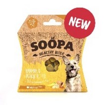 SOOPA 강아지 헬시바이트 간식 50g, 3개, 바나나 & 땅콩버터