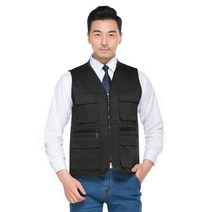 작업복 다포켓 남자 의류 사진사 조끼베스트 연출 신망 기계수리 전기 용접 공사 노동보호 1127466050