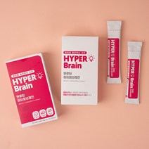엔루틴 하이퍼브레인 디카페인 에너지드링크 수험생영양제 LOWGI 필수 아미노산 함유, 7포, 14ml