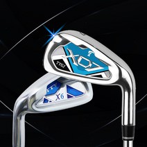 [아이언티샷] 남성 연습용 7번 아이언 스틸 입문자 골프채 오른손 왼손, 02. X-6 연습용 아이언(왼손잡이용)