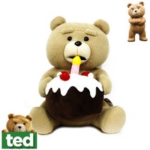 19곰 테드 곰인형 영화 캐릭터 봉제 인형 애착 동물, 19곰 케이크 테드 50cm