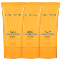 엔프라니 데일리 선크림 선블록 70ml 3개 썬크림 총210ml