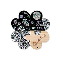 [몽파] 자개 원목 퍼즐 키링 만들기 - 4인세트, 단품, 단품
