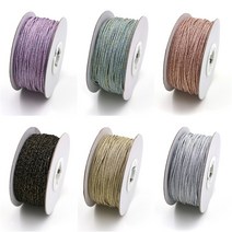 1.4mm 인견 메탈릭 매듭실 1야드(90cm)/매듭팔찌 재료, 실버