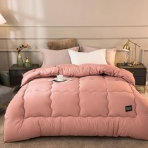 먼지안나는이불 모달겨울이불 발열이불콩섬유면 퀼트 이불 400g 마이크로 화이버 충전 울트라 따뜻한 침대