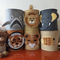 동물원 아이방정리 수납바구니, 호랑이