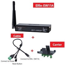 HF Elfin-EW11A 직렬 포트 rs485-wifi 장치 IOT 서버 모듈 지원 TCP/ip Telnet Modbus TCP 프로토콜, [02] With ntenna, 02 With ntenna